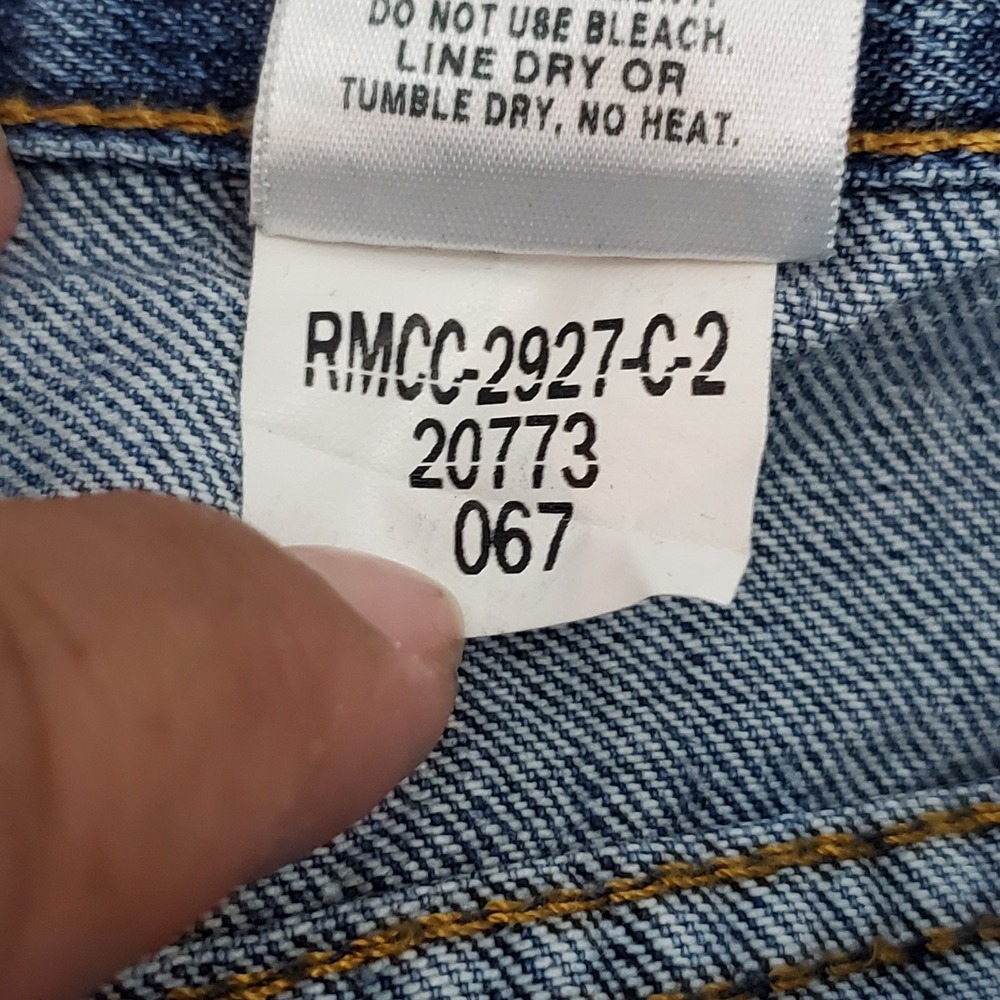 Cinch Men Jeans 33X34 Blue Denim Green Label Relaxed Tapered 32" Inseam - Picture 4 of 12